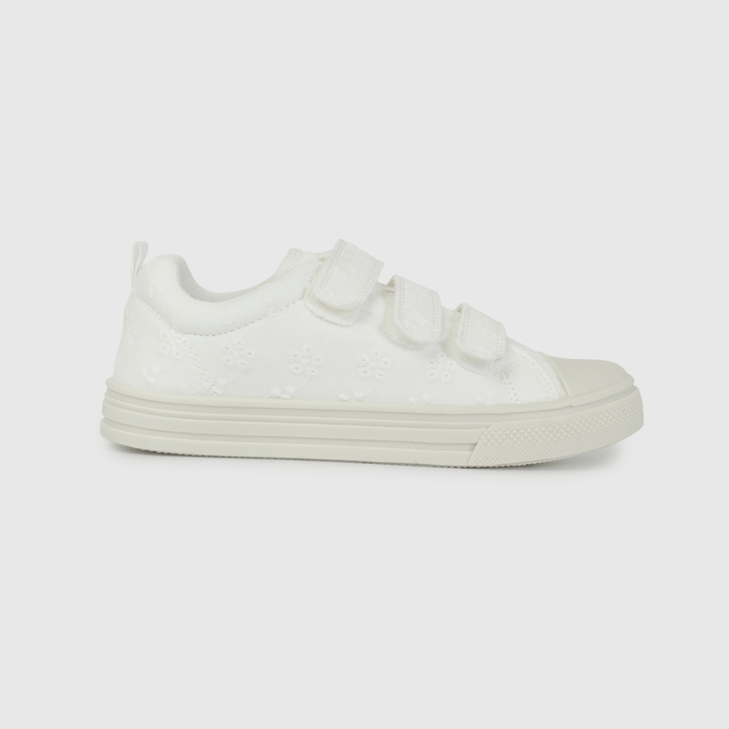 Zapatilla de Lona Blanca de Niño talla 28 a 38