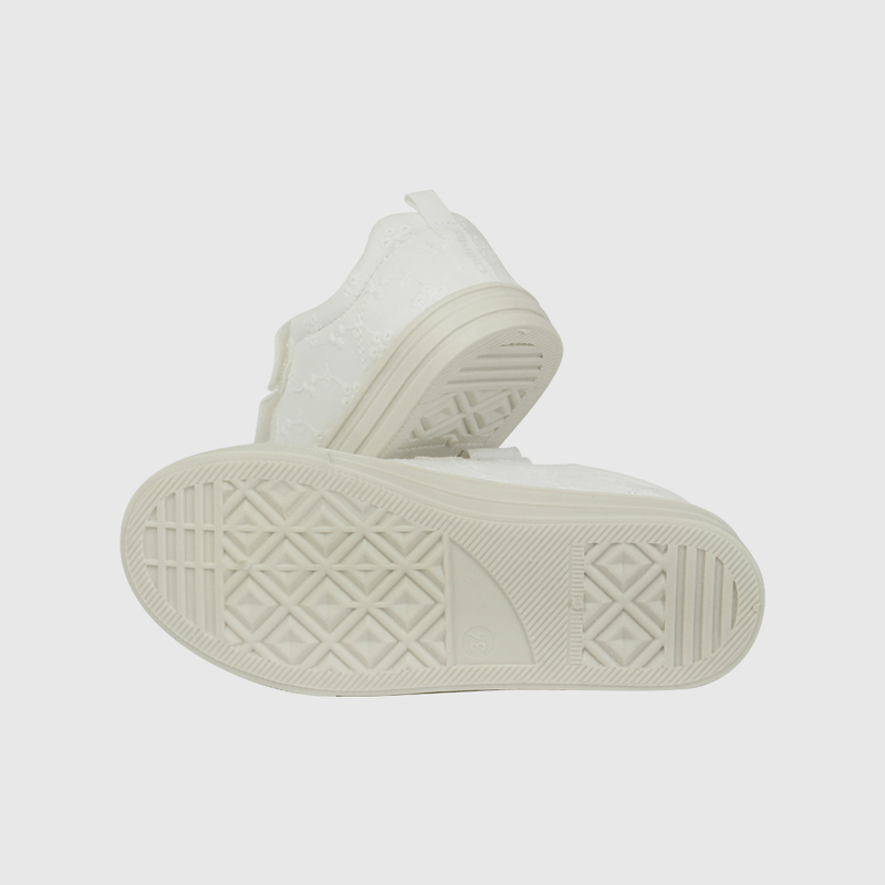 Zapatilla de Lona Blanca de Niño talla 28 a 38