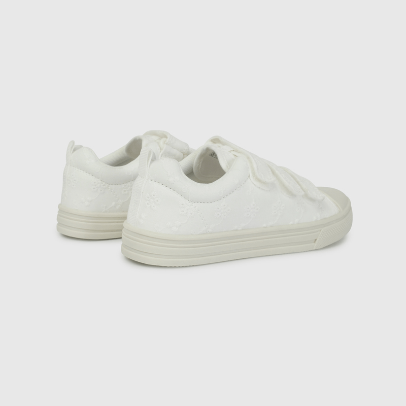 Zapatilla de Lona Blanca de Niño talla 28 a 38