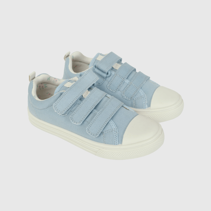 Zapatilla de Lona Celeste de Niño talla 28 a 38