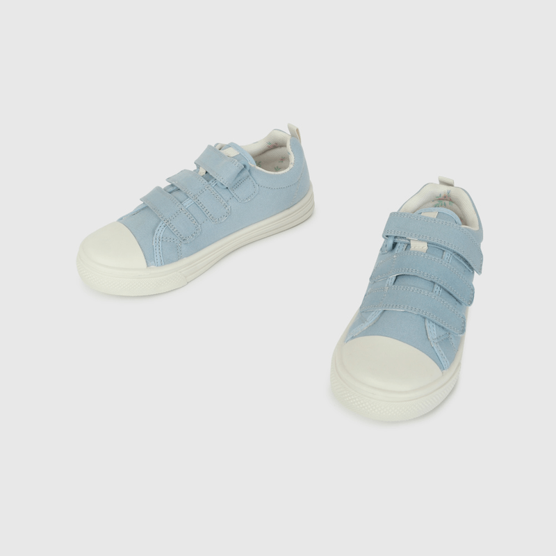 Zapatilla de Lona Celeste de Niño talla 28 a 38