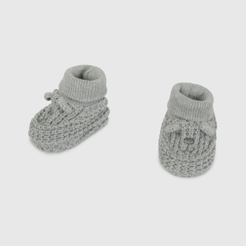 Zapato Tejido Gris de Bebé talla 14 a 18