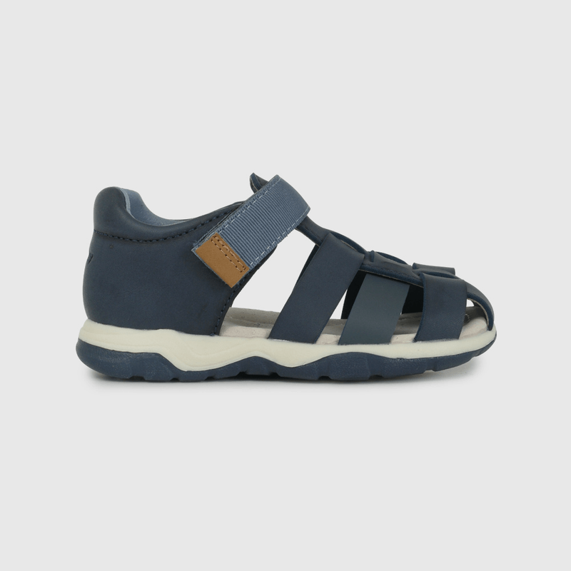 Sandalia Cangrejera Azul con Velcro talla 21 a 27