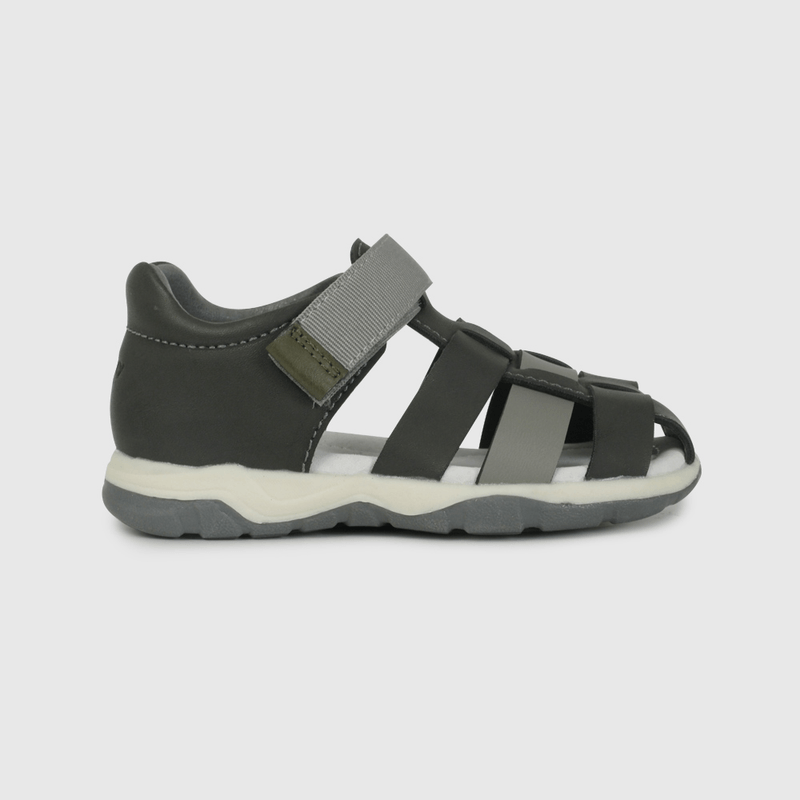 Sandalia Cangrejera Gris de Caminante talla 21 a 27