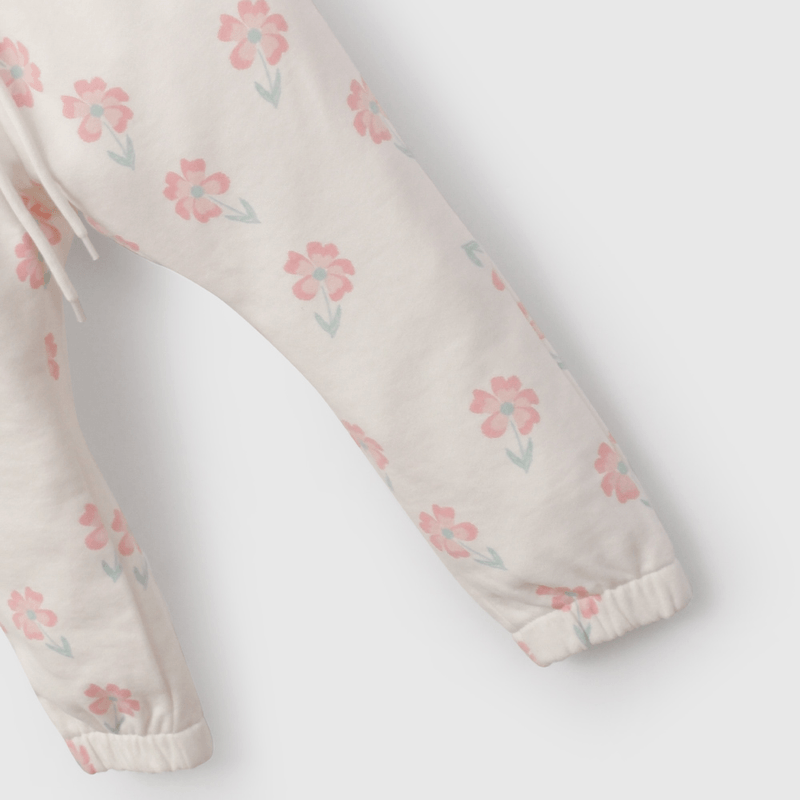 Buzo Blanco Flores de Niña Infantil talla 3/6 M a 24m/36 M