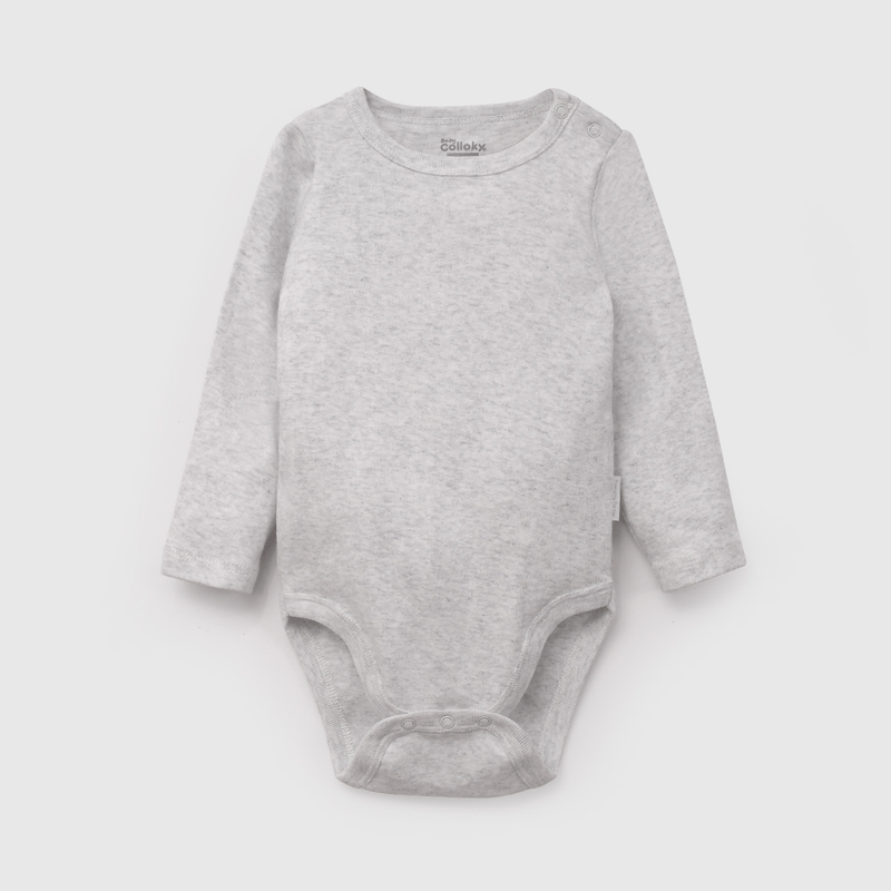 Pack Cinco Bodies de Bebé Manga Larga talla 0/3 M a 18/24M
