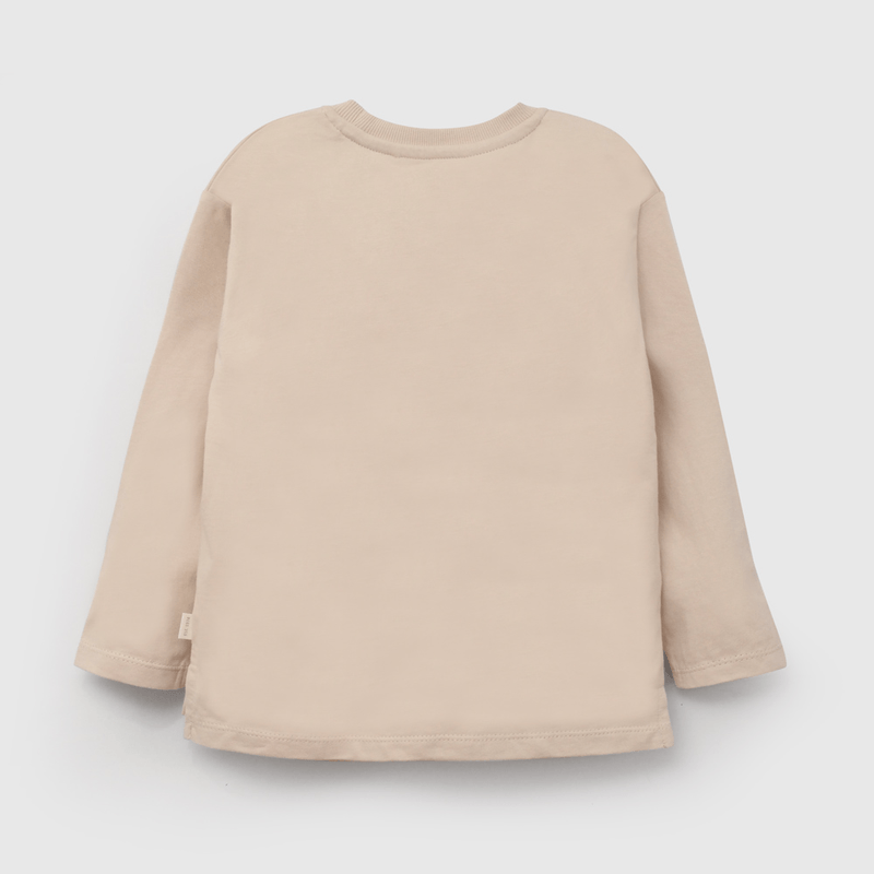 Polera Beige Safari De Niño Infantil talla 3/6 M a 24m/36 M