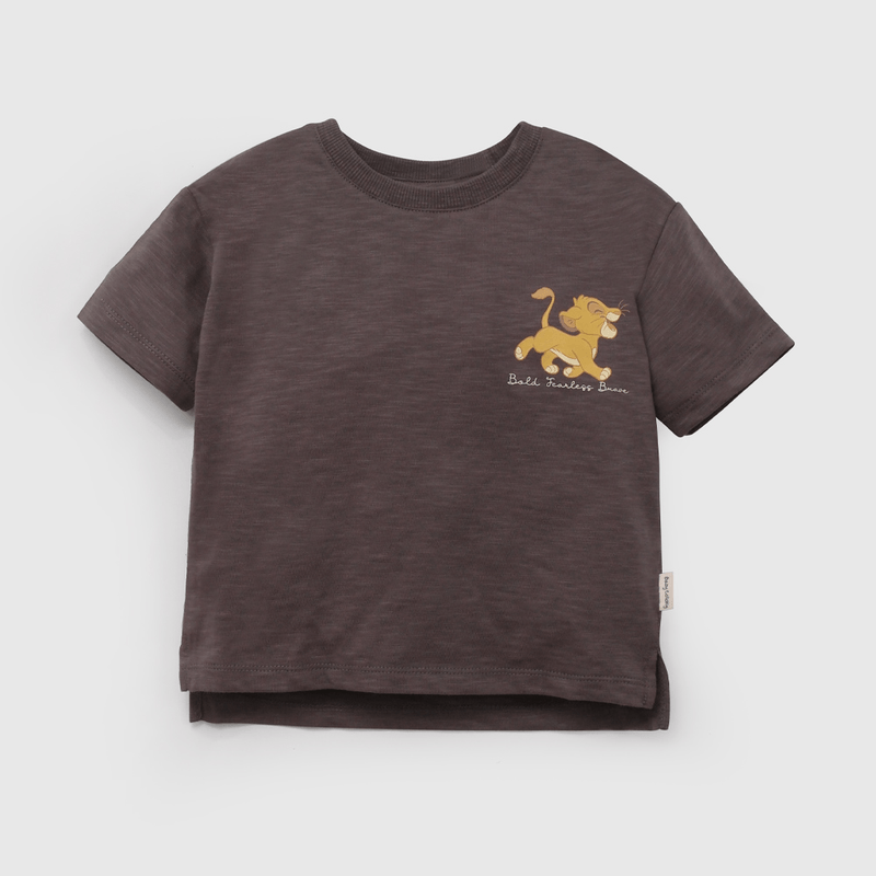 Polera Negra Rey León De Niño Infantil talla 3/6 M a 24m/36 M