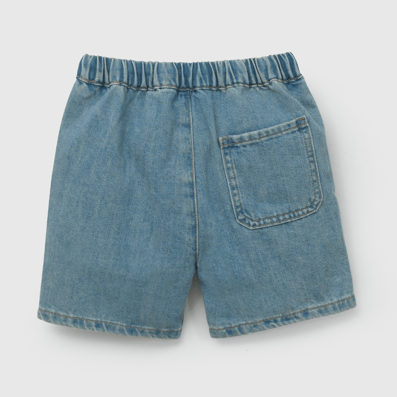 Bermuda Jeans Celeste De Niño Infantil talla 3/6 M a 24m/36 M