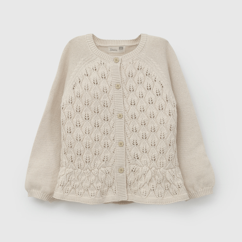 Chaleco Beige de Niña Infantil talla 3/6 M a 24m/36 M