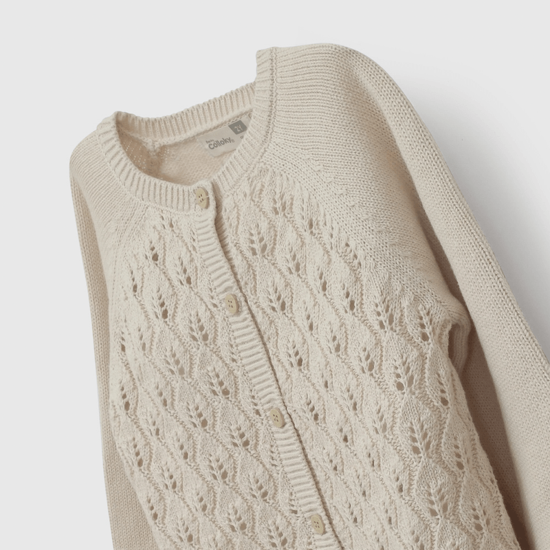 Chaleco Beige de Niña Infantil talla 3/6 M a 24m/36 M