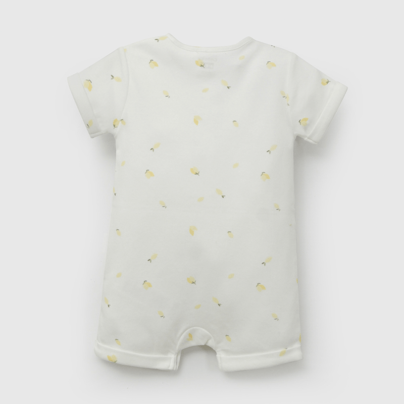 Enterito Beige Limones de Bebé de New born talla RN a 6/9 M