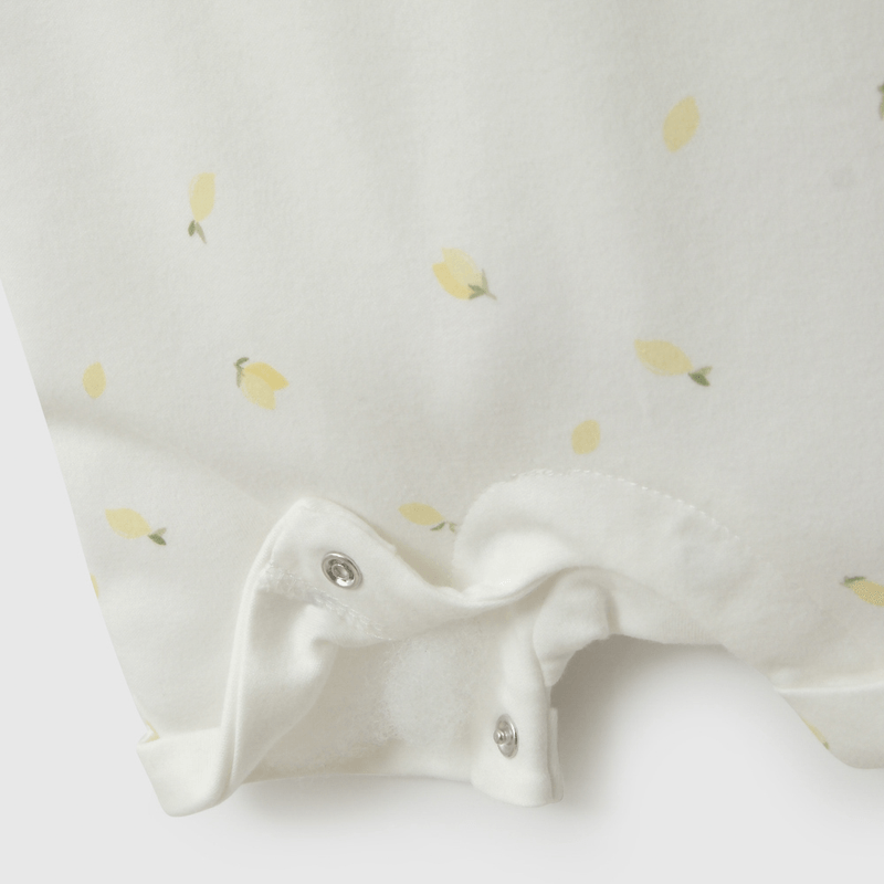 Enterito Beige Limones de Bebé de New born talla RN a 6/9 M