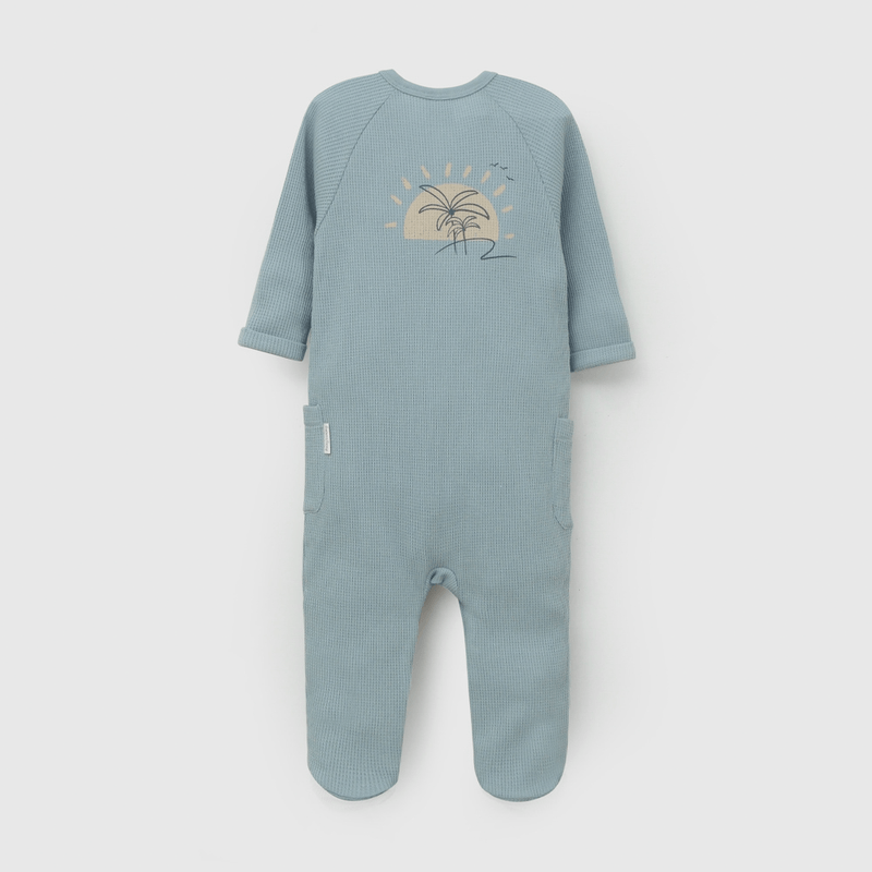 Osito Celeste Bolsillos Surf de Bebé New born RN a 6/9 M