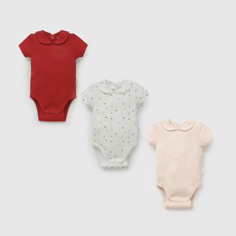 Pack Tres Bodies de Bebé de New born talla 0/3 M a 18/24M