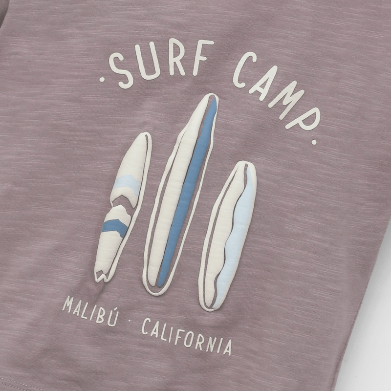 Polera Morada Surf Camp De Niño Infantil talla 3/6 M a 24m/36 M