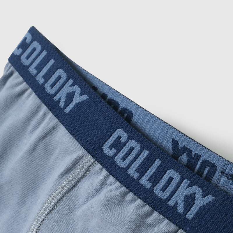 Pack Tres Boxer Azul Clásico de Niño talla 2 a 12 años