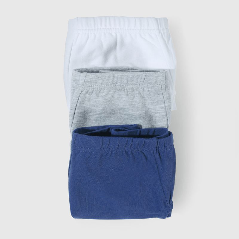 Pack Tres Slip Blanco de Niño talla 2 a 12 años