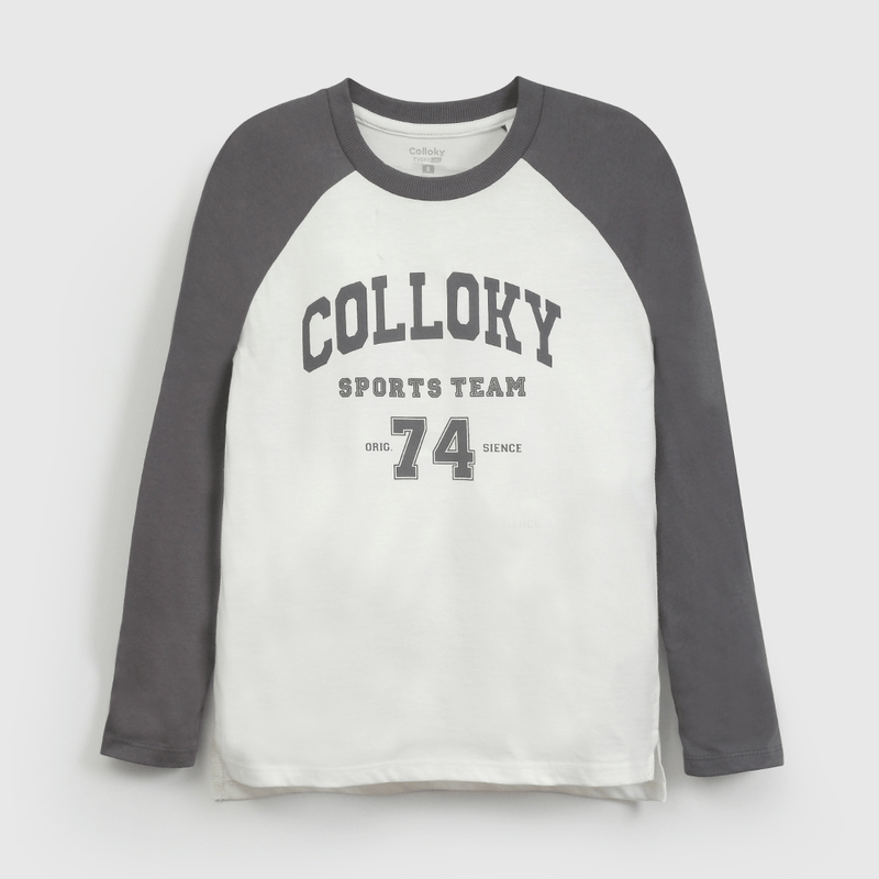 Polera Negra Colloky de Niño talla 3 a 12 Años