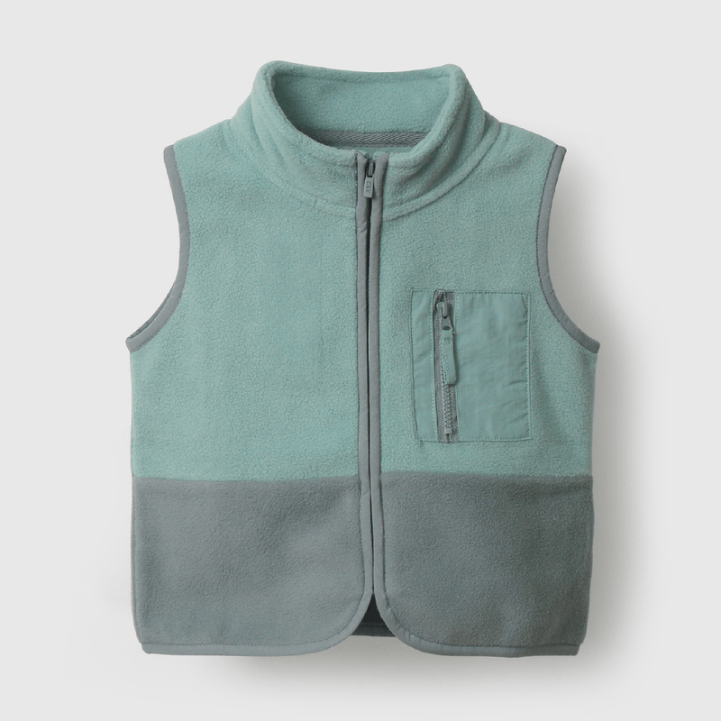 Polar Sin Mangas de Niño verde Talla 3 a 36 meses