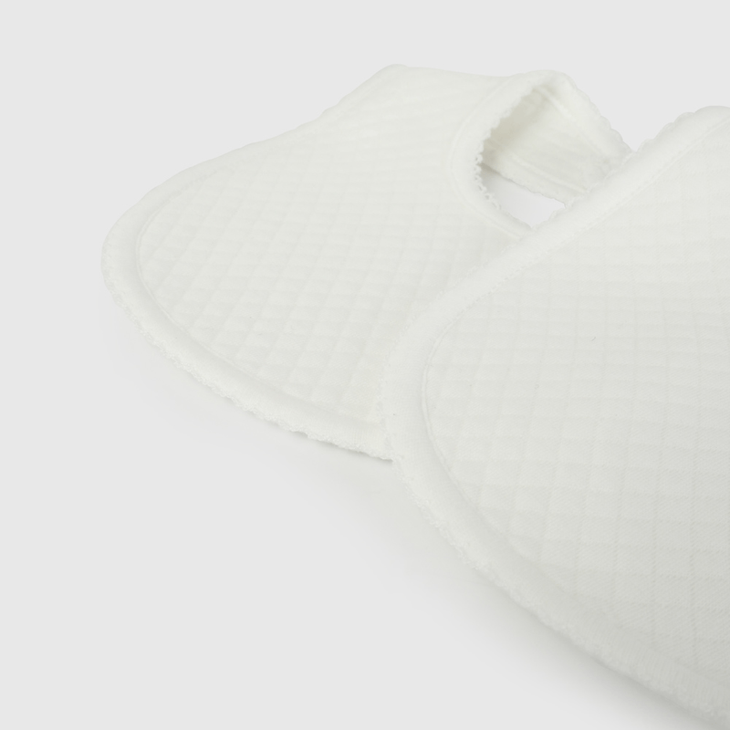 Pack Dos Baberos Impermeable Blanco Unisex de New born talla Única