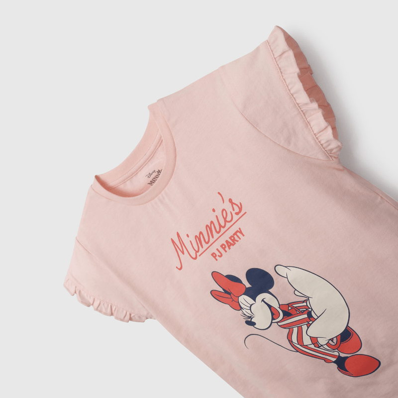 Pijama Rosado Minnie de Niña talla 2 a 12 añoss