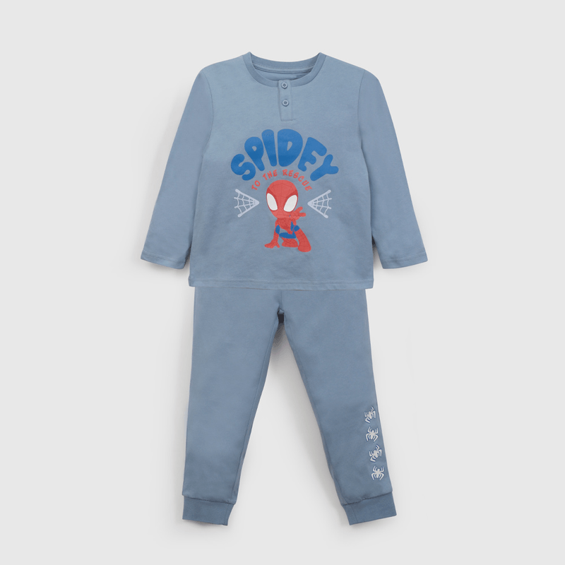 Pijama Spider Man De Niño Infantil Plus talla 1 a 6 añoss