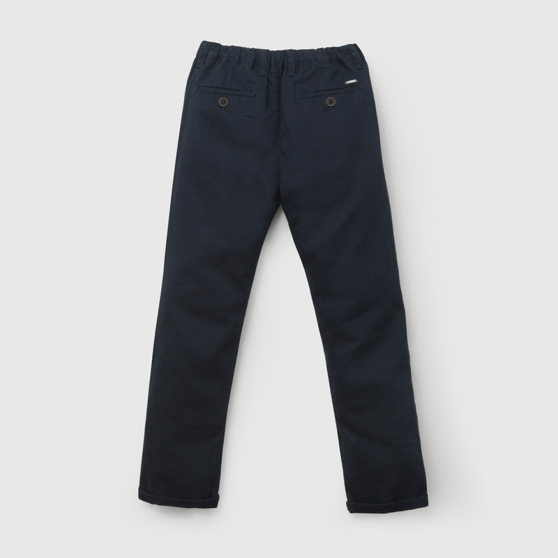 Pantalón Azul Gabardina de Niño talla 3 a 12 añoss