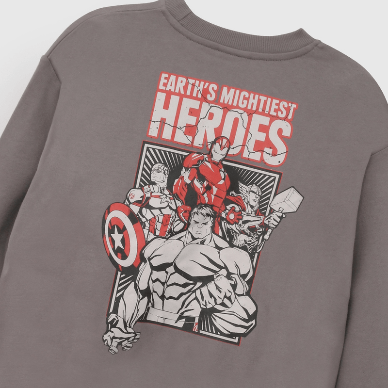 Polera Avengers De Niño Negro talla 3 a 12 añoss