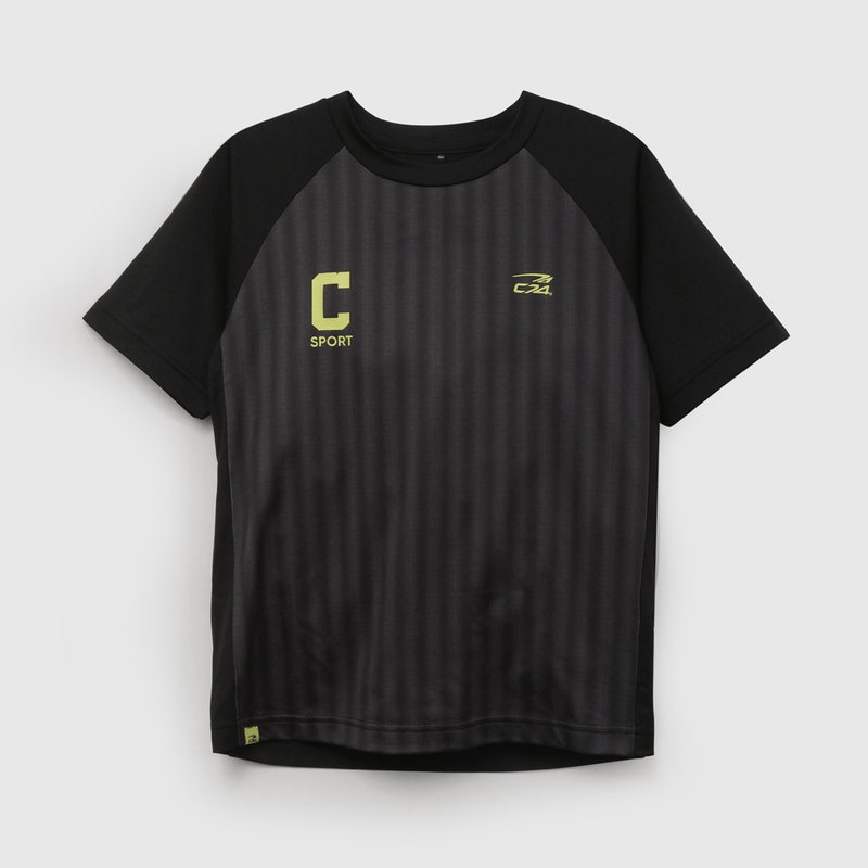 Polera Deportiva De Niño Negro talla 3 a 12 añoss