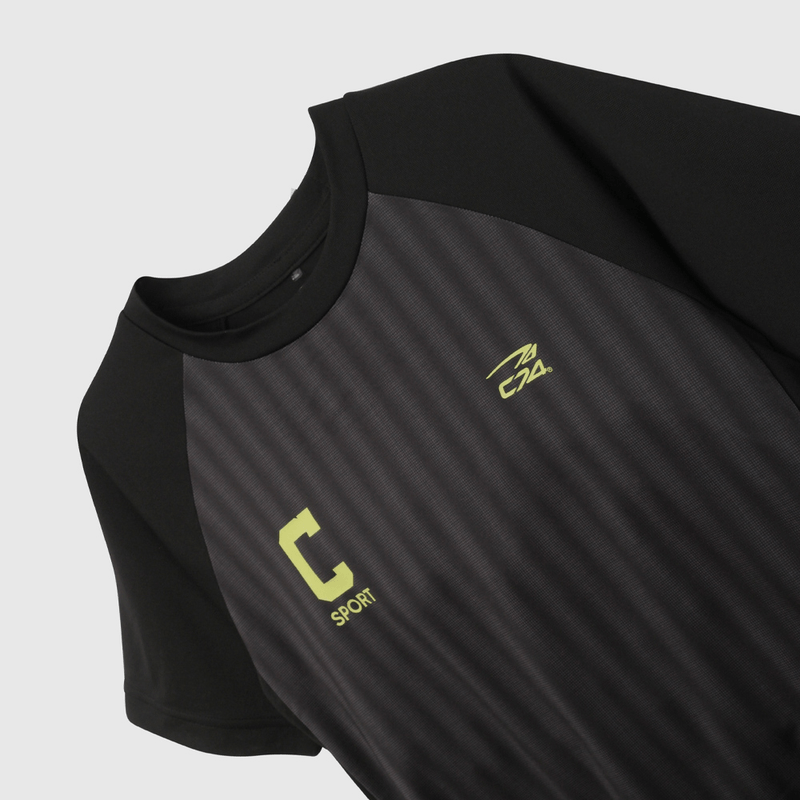 Polera Deportiva De Niño Negro talla 3 a 12 añoss