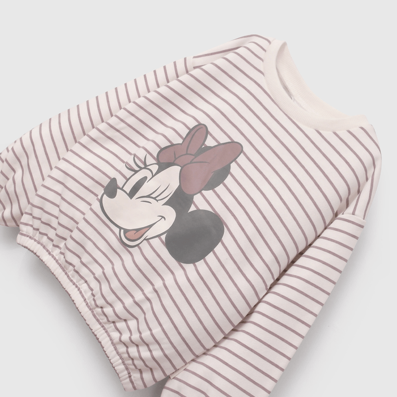 Polerón Morado Minnie de Niña Infantil talla 3/6 M a 24m/36 M