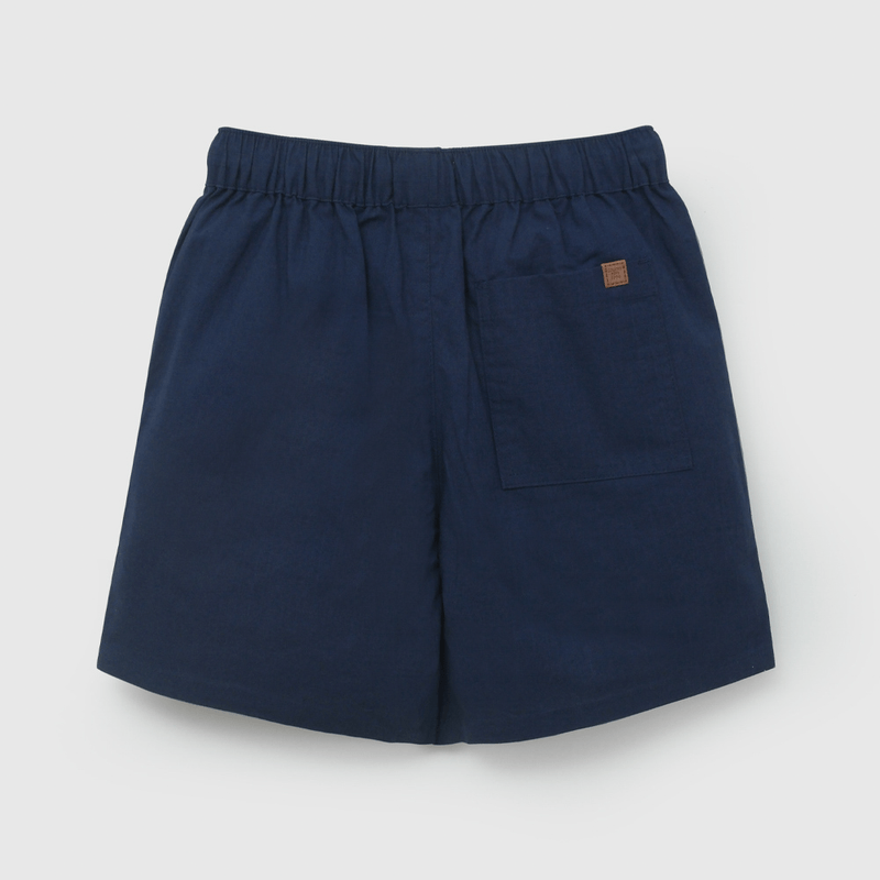 Bermuda Azul  de Niño talla 3 a 12 Años