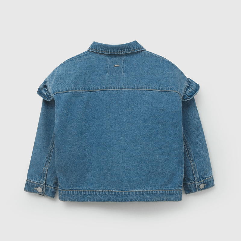 Chaqueta Jeans Vuelo de Niña talla 3 a 12 Años