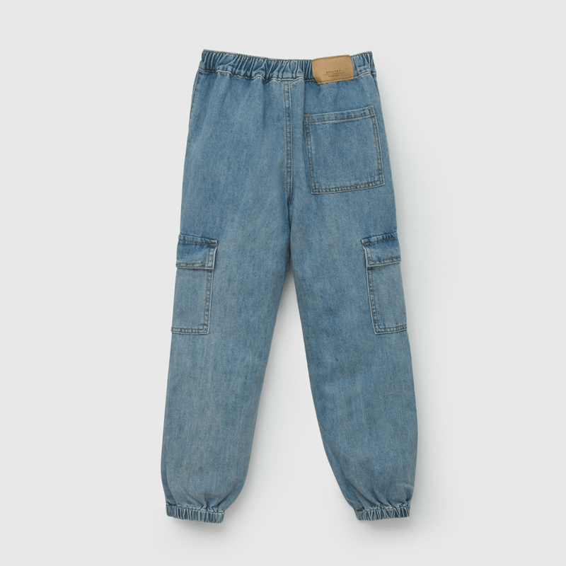 Jeans Azul Cargo de Niño talla 3 a 12 Años