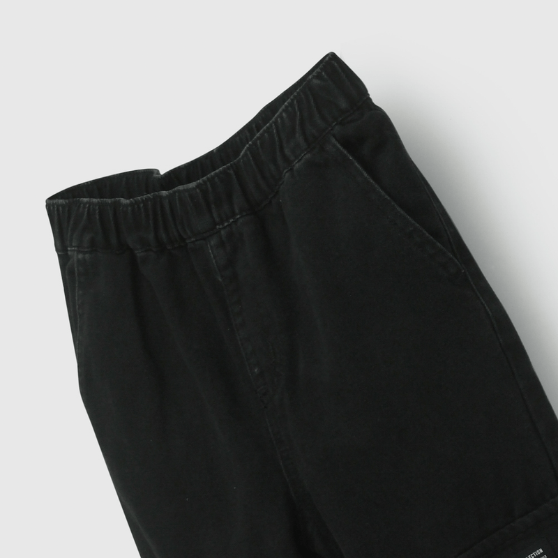 Jeans Negro Cargo de Niño talla 3 a 12 Años