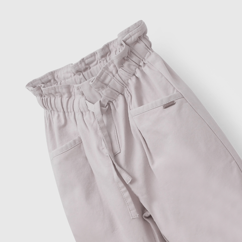 Pantalón Morado Gabardina de Niña talla 3 a 12 Años