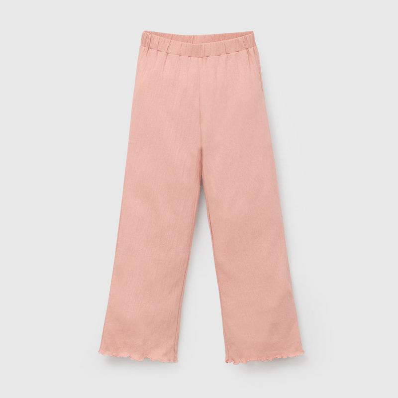Pantalón Tela Punto de Niña talla 3 a 12 Años