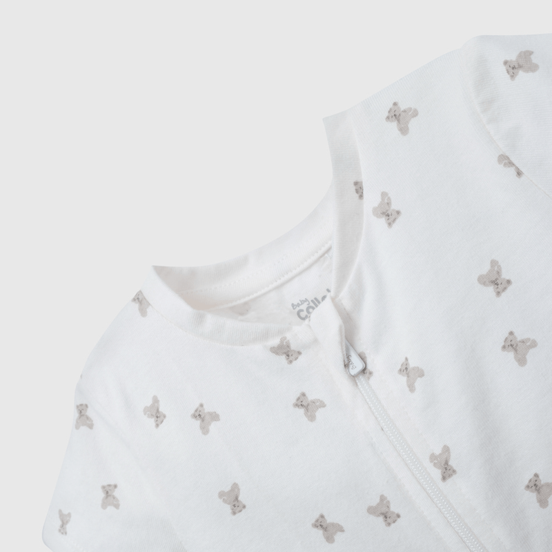 Pijama Blanco Osos de Bebé de New born talla 0/3 M a 12/24M