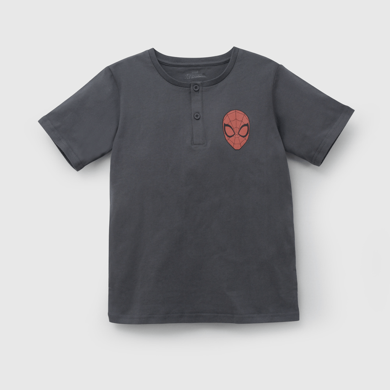 Pijama Negro Spiderman de Niño talla 2 a 12 añoss