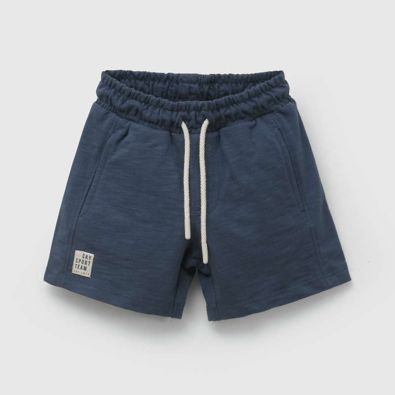 Bermuda Azul Cortes De Niño Infantil talla 3/6 M a 24m/36 M