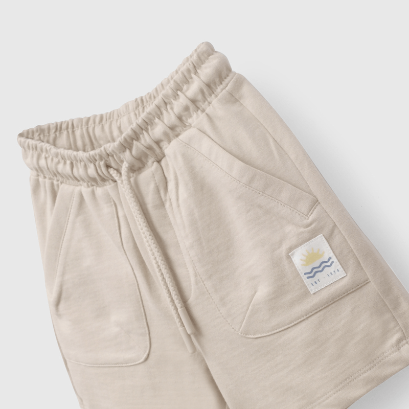 Bermuda Beige De Niño Infantil talla 3/6 M a 24m/36 M