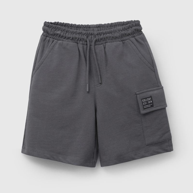 Bermuda Negro Cargo de Niño talla 3 a 12 añoss