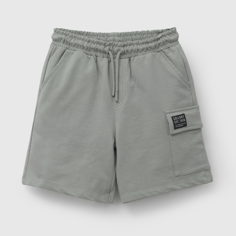 Bermuda Verde Cargo de Niño talla 3 a 12 añoss