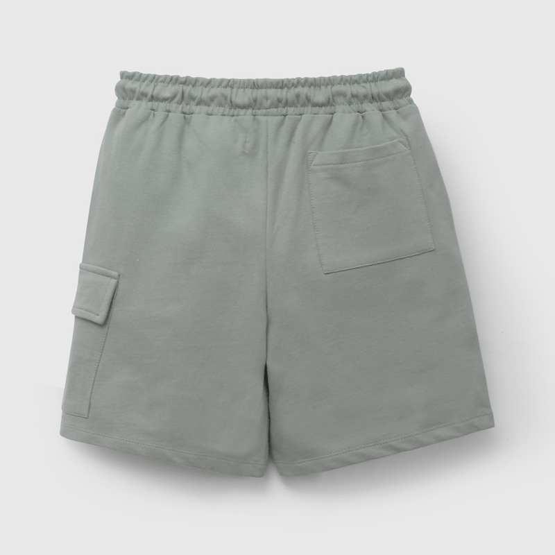 Bermuda Verde Cargo de Niño talla 3 a 12 añoss