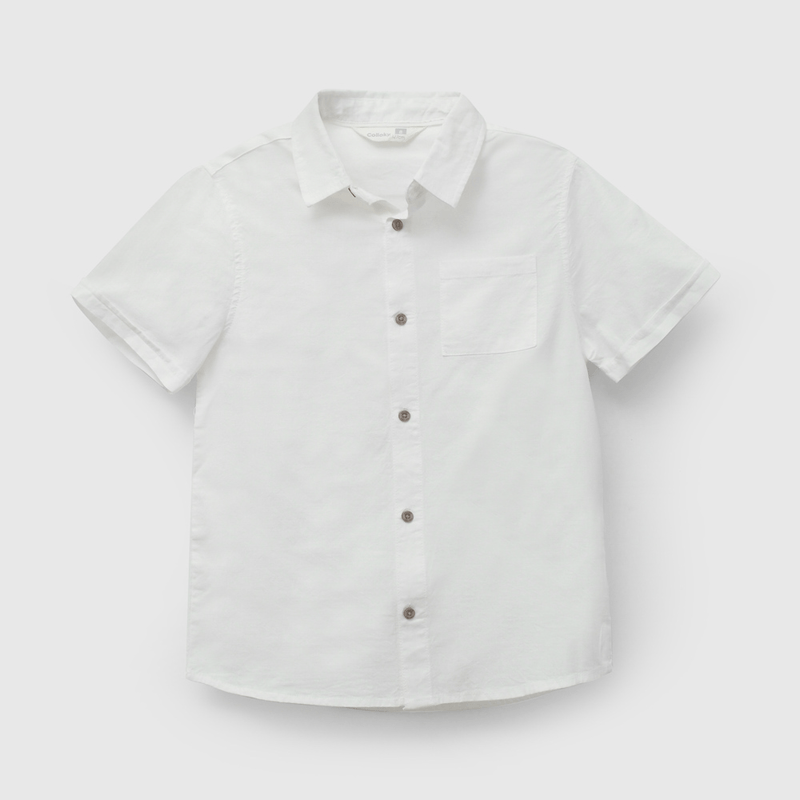 Camisa Blanca de Niño talla 3 a 12 añoss