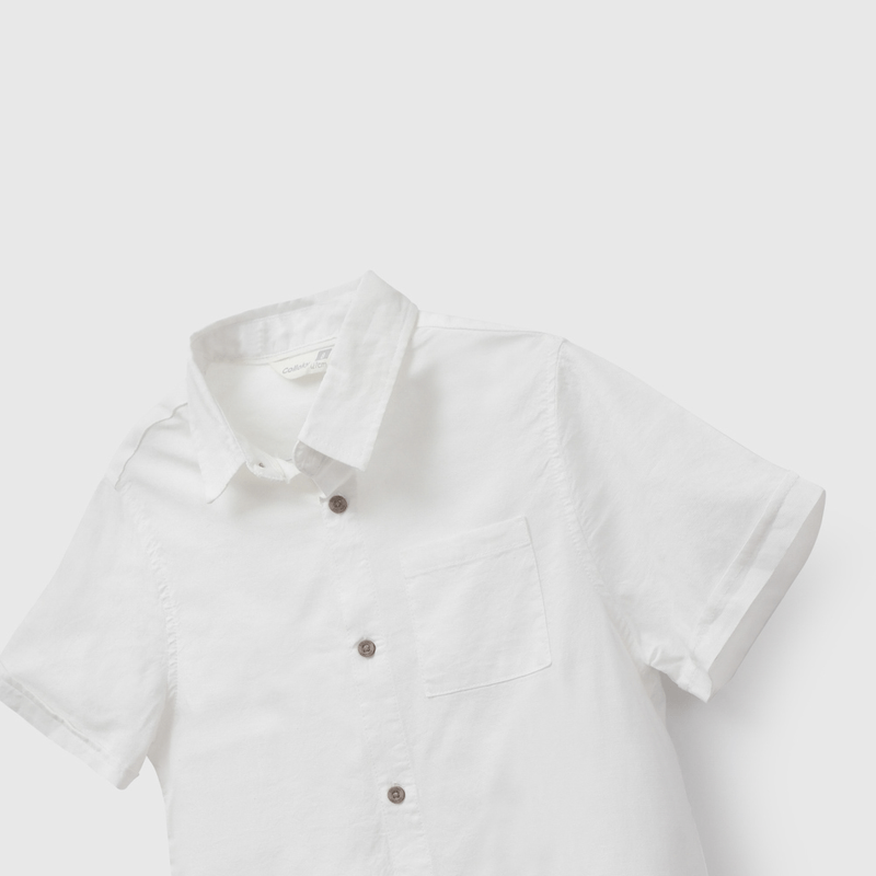 Camisa Blanca de Niño talla 3 a 12 añoss