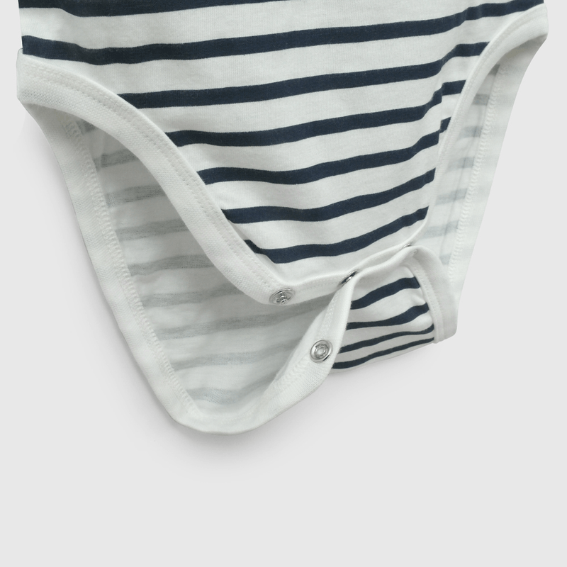 Conjunto Jardinera Y Body Azul De Niño Infantil talla 3/6 M a 24m/36 M