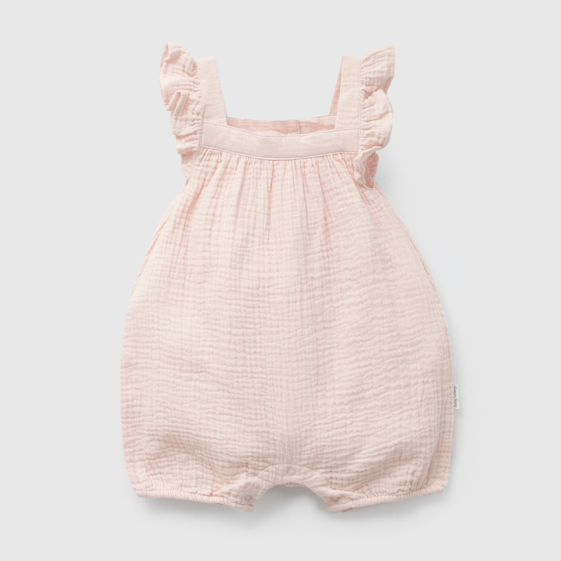 Enterito Bambula Rosado de Bebé de New born talla 0/3 M a 18/24M