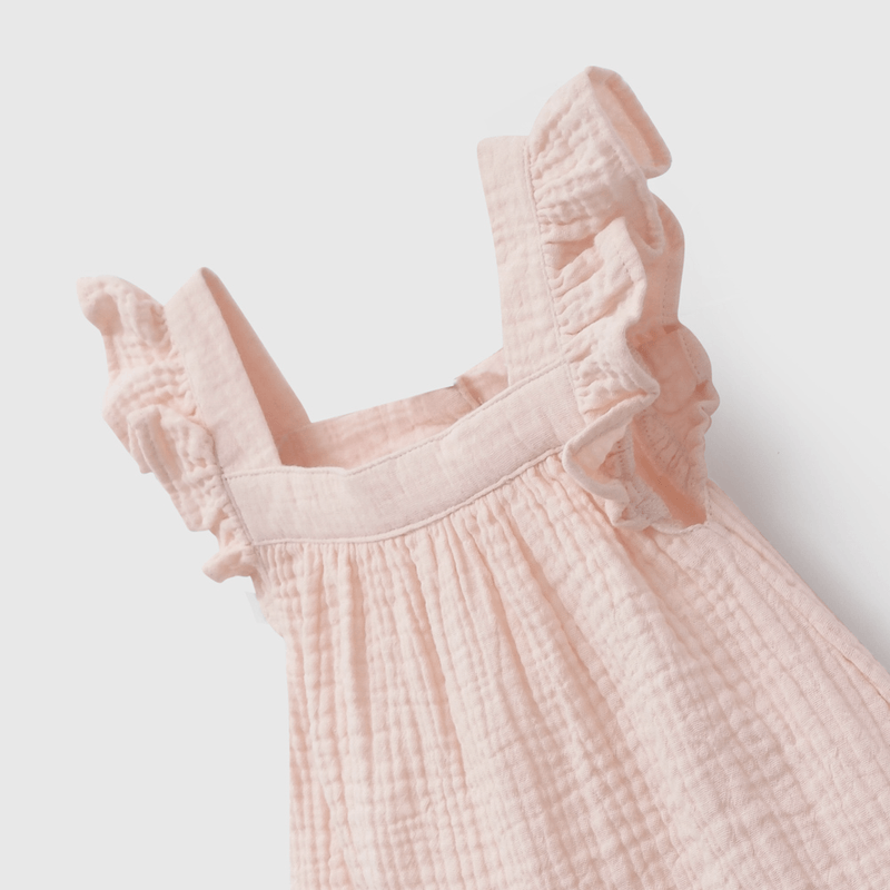 Enterito Bambula Rosado de Bebé de New born talla 0/3 M a 18/24M